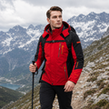 Wasserdichte Herren-Wanderjacke – Expeditionsshell
