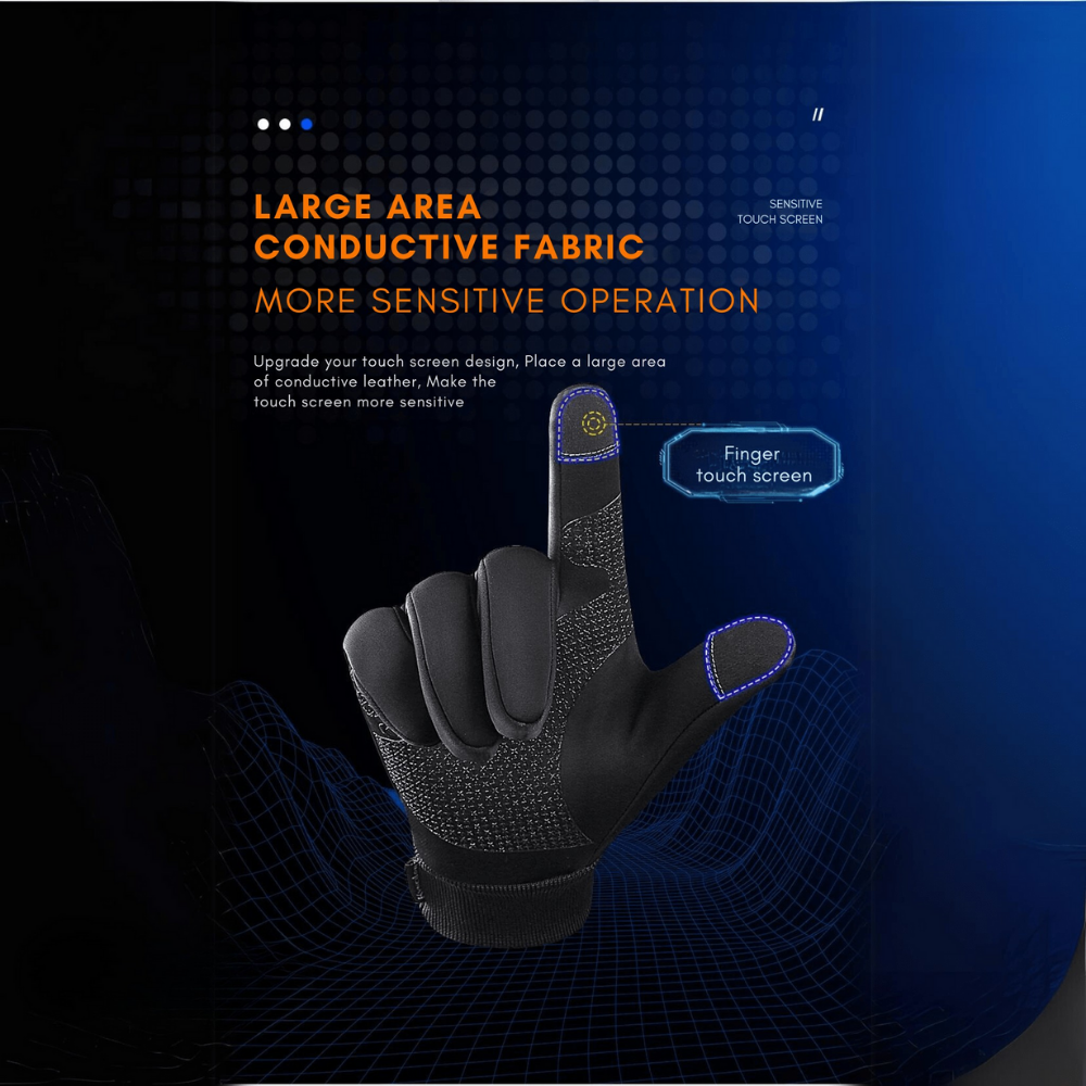 Wasserdichte Thermo-Radhandschuhe mit Touchscreen