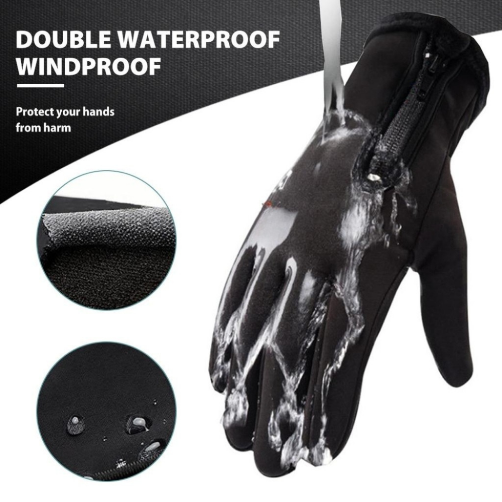 Beheizbare Winterhandschuhe wasserdicht mit Touchscreen