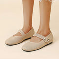 Damen-Mary-Jane-Ballerinas atmungsaktiv