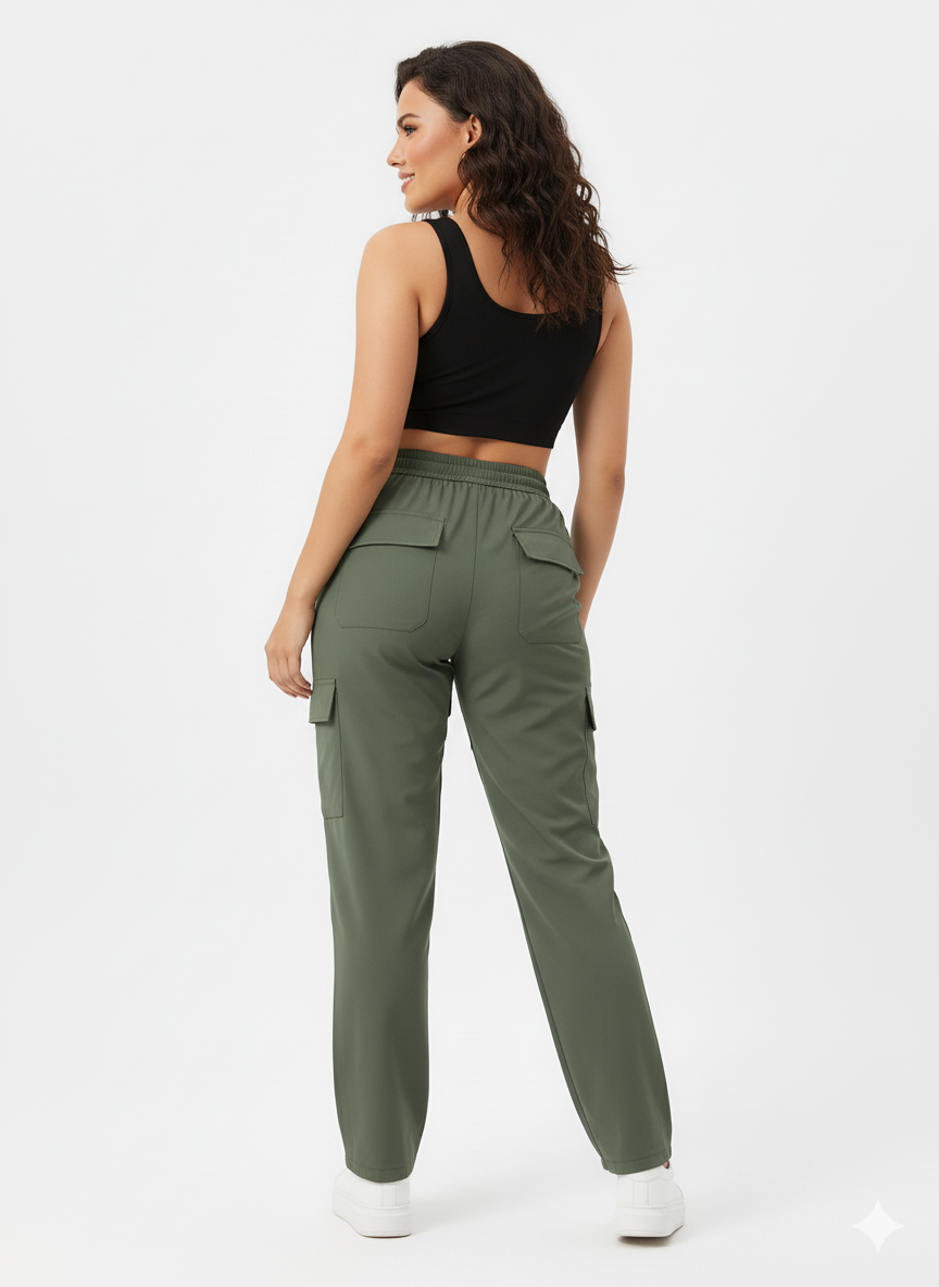 Damen-Cargohose leicht – für den Alltag