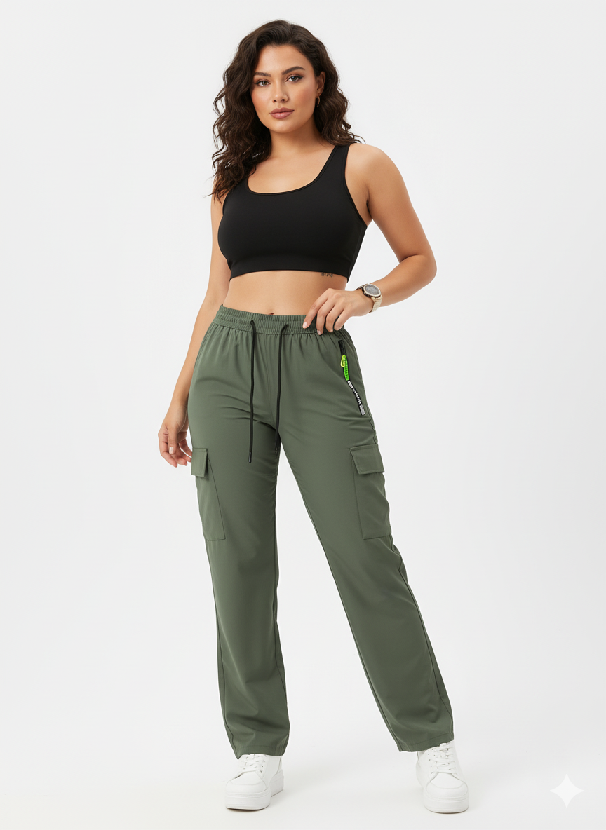 Damen-Cargohose leicht – für den Alltag