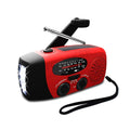 Tragbares Notfall-Handkurbel-Solarradio – AM/FM/Wetterband, LED-Taschenlampe & 1000mAh-Powerbank