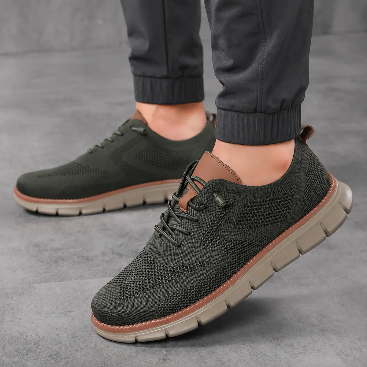 Herren-Komfortschuhe mit breiter Zehenbox