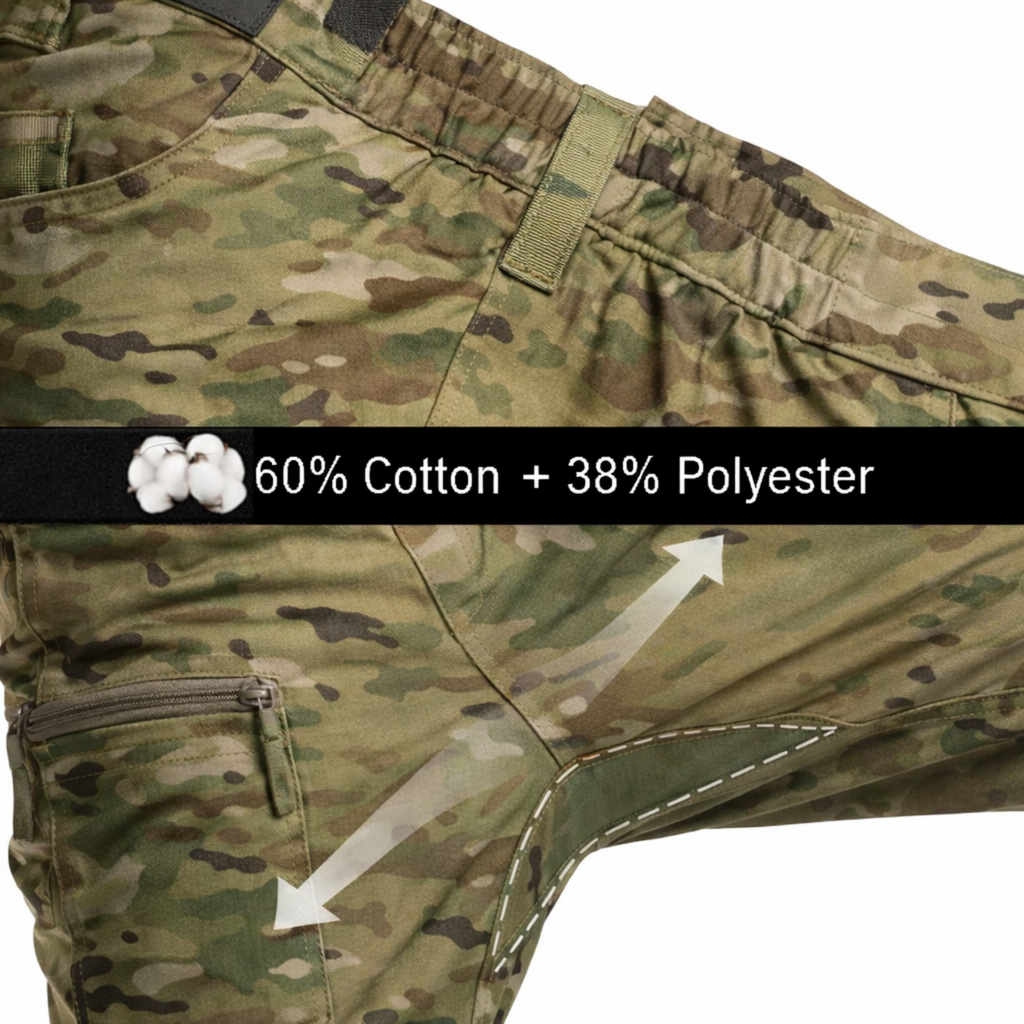 Herren wasserdichte Tactical-Hose Multicam