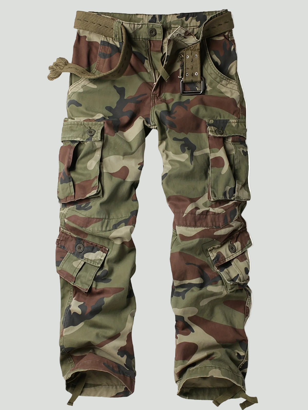 Herren Camouflage-Cargohose mit vielen Taschen