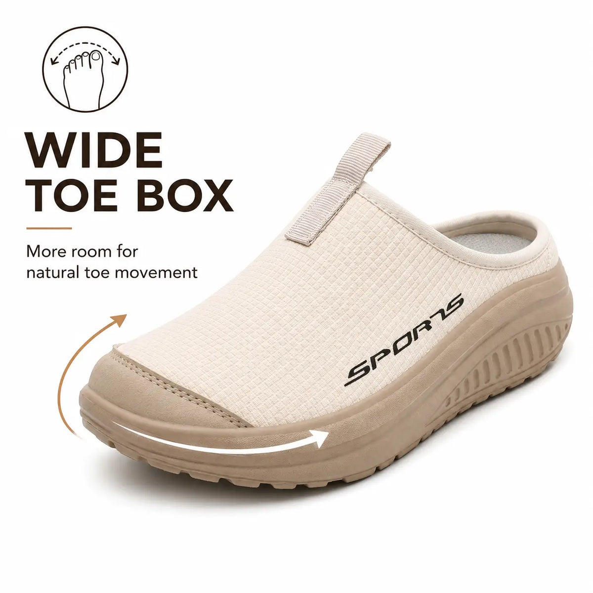 Damen-Komfort-Slip-on-Hausschuhe mit geschlossener Zehenpartie