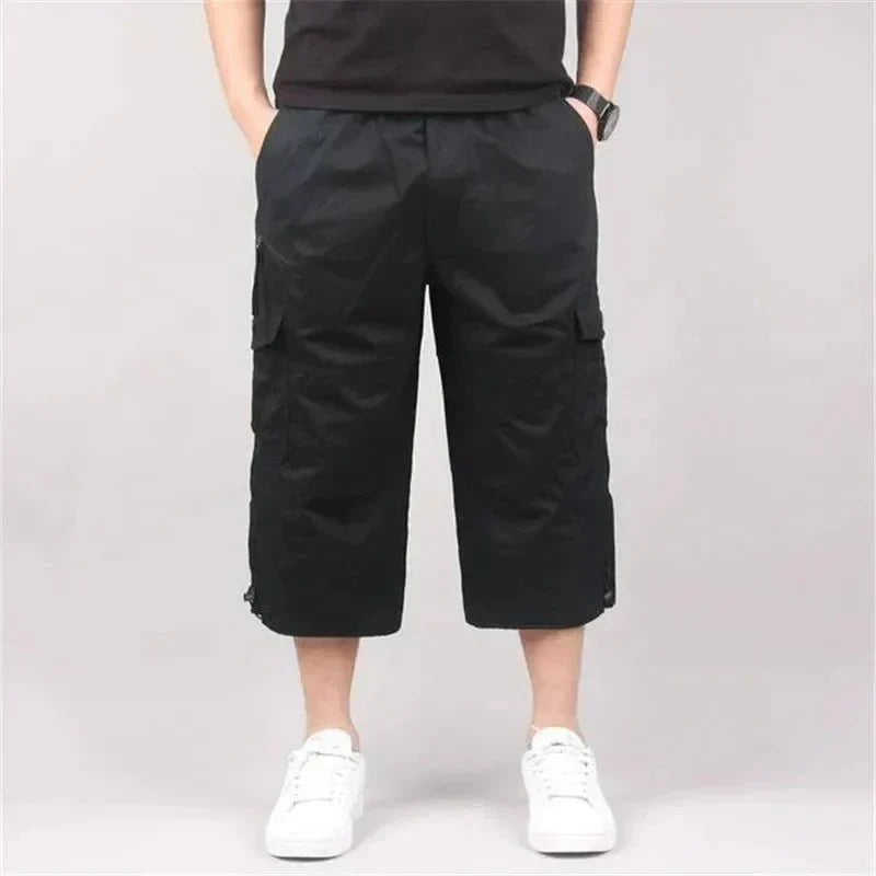 Leichte Cargo-Shorts mit lockerer Passform und vielen Taschen