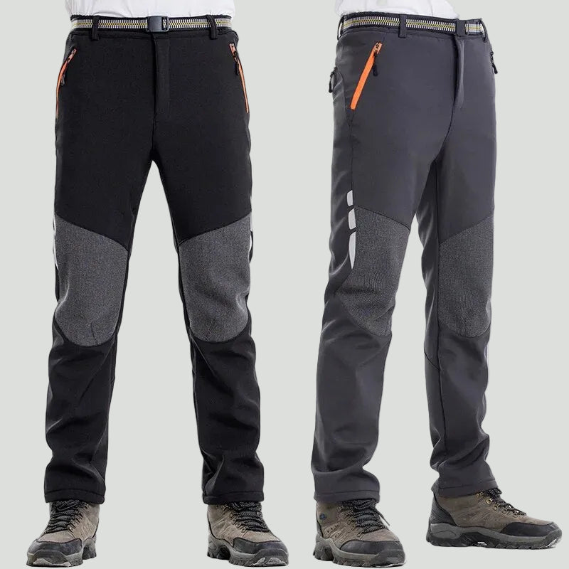 Herren-Wanderhose gefüttert – wasserabweisende Softshell für den Winter