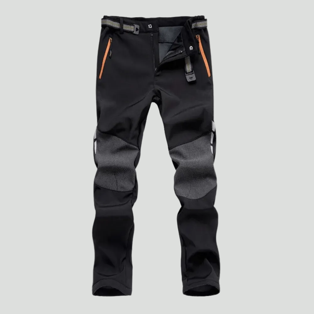 Herren-Wanderhose gefüttert – wasserabweisende Softshell für den Winter