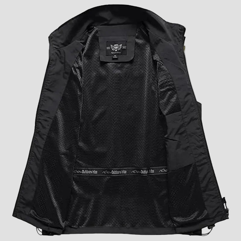 Leichte, atmungsaktive Wanderweste mit vielen Taschen