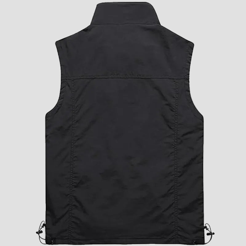 Leichte, atmungsaktive Wanderweste mit vielen Taschen