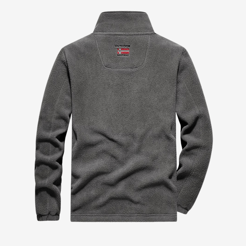 Leichte Thermo-Fleecejacke – atmungsaktiver Midlayer für Outdoor-Aktivitäten