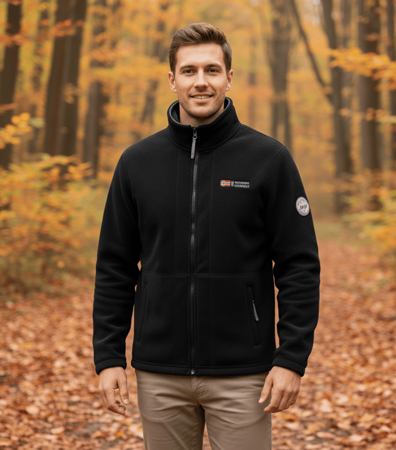Leichte Thermo-Fleecejacke – atmungsaktiver Midlayer für Outdoor-Aktivitäten