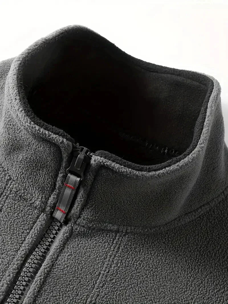 Leichte Thermo-Fleecejacke – atmungsaktiver Midlayer für Outdoor-Aktivitäten