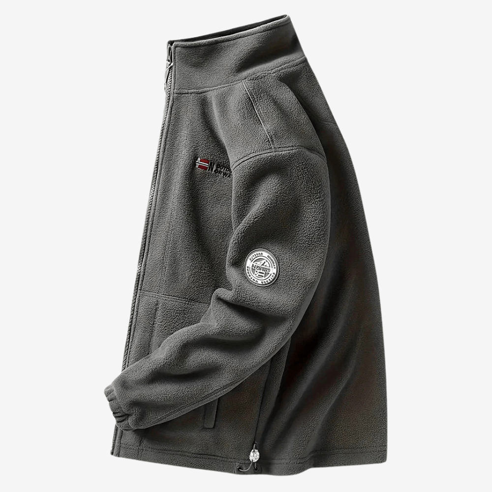 Leichte Thermo-Fleecejacke – atmungsaktiver Midlayer für Outdoor-Aktivitäten