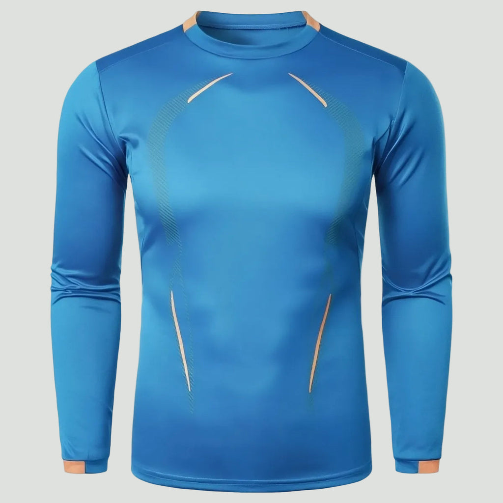 Herren-Outdoor-Langarmshirt – leichtes Trail-Layer