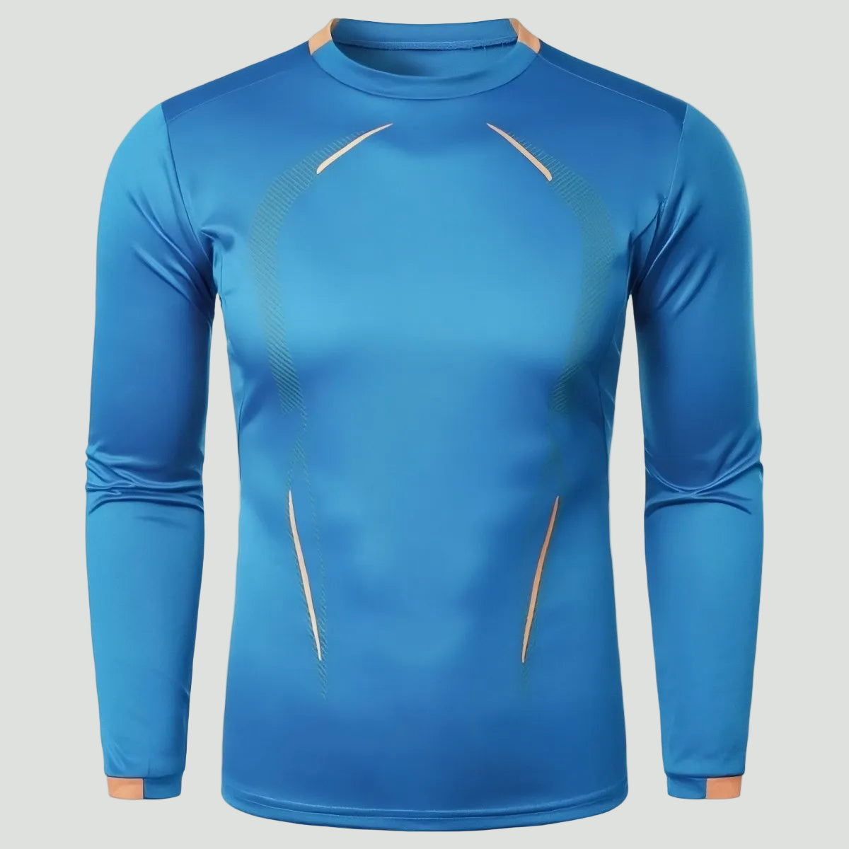 Herren-Outdoor-Langarmshirt – leichtes Trail-Layer