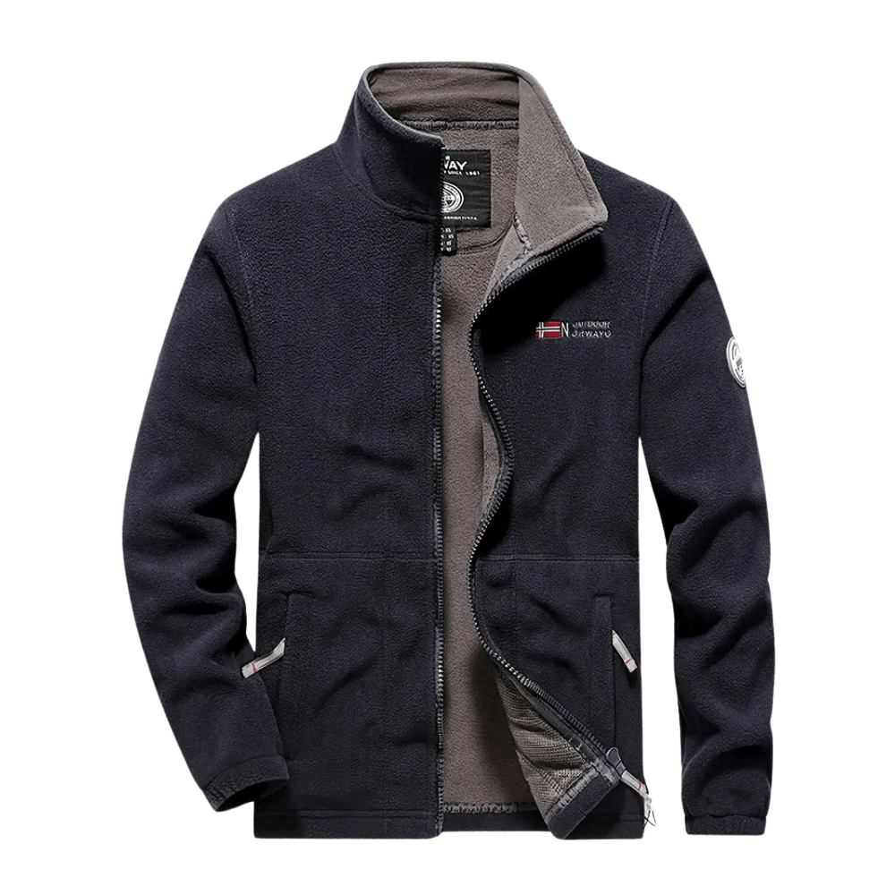 Leichte Thermo-Fleecejacke – atmungsaktiver Midlayer für Outdoor-Aktivitäten