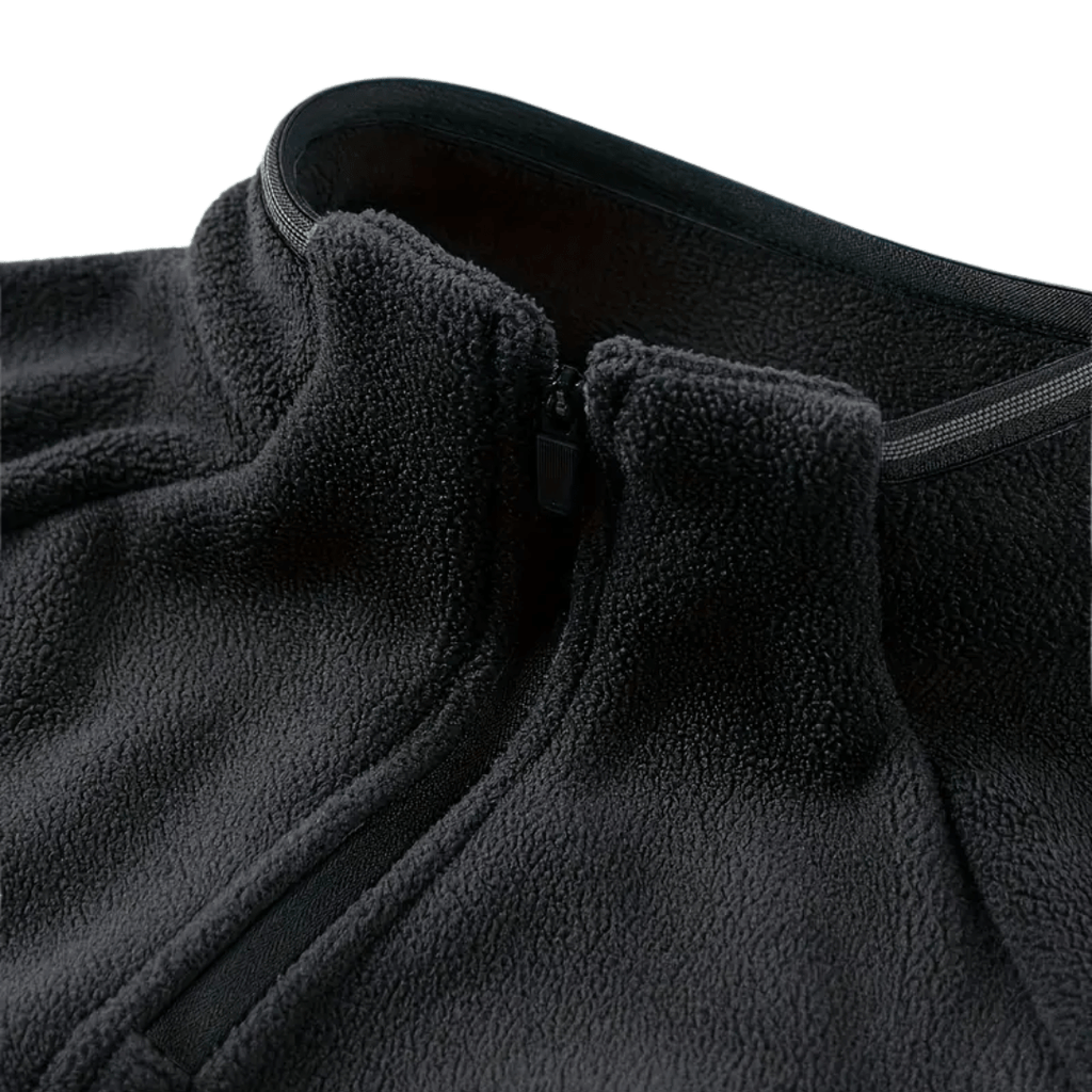 Herren Quarter-Zip Fleecepullover – leichter Fleece für Wandern und Camping