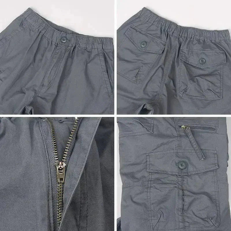 Leichte Cargo-Shorts mit lockerer Passform und vielen Taschen