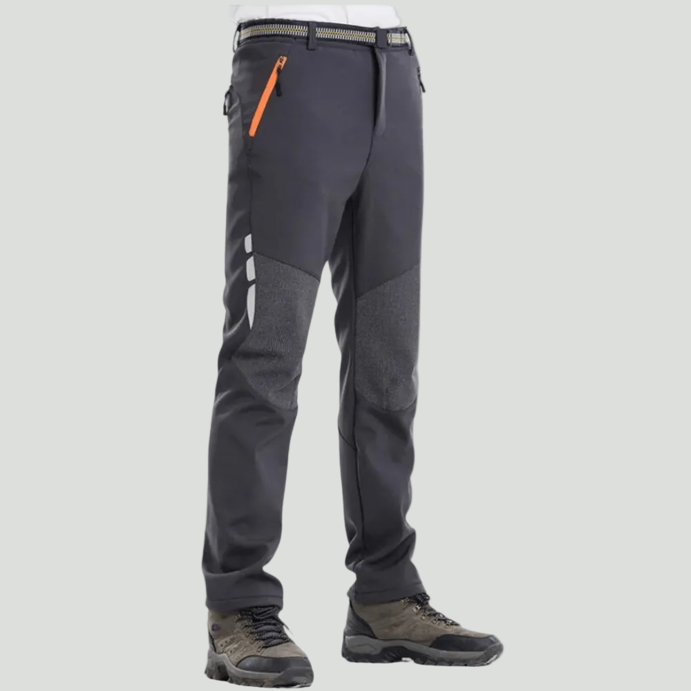 Herren-Wanderhose gefüttert – wasserabweisende Softshell für den Winter