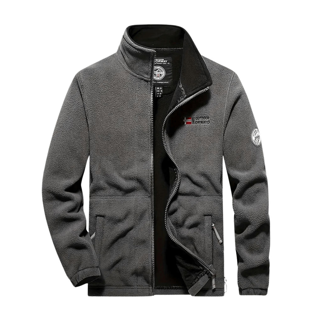 Leichte Thermo-Fleecejacke – atmungsaktiver Midlayer für Outdoor-Aktivitäten