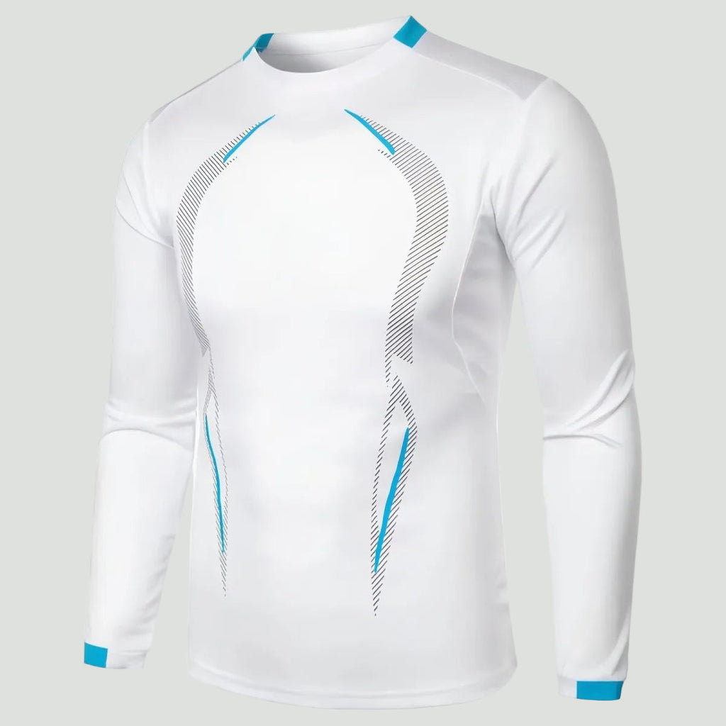 Herren-Outdoor-Langarmshirt – leichtes Trail-Layer