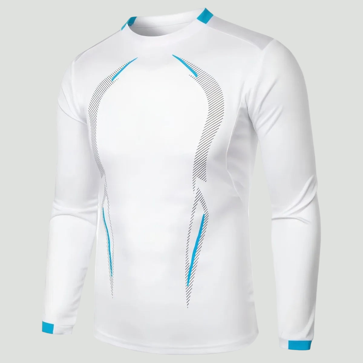 Herren-Outdoor-Langarmshirt – leichtes Trail-Layer