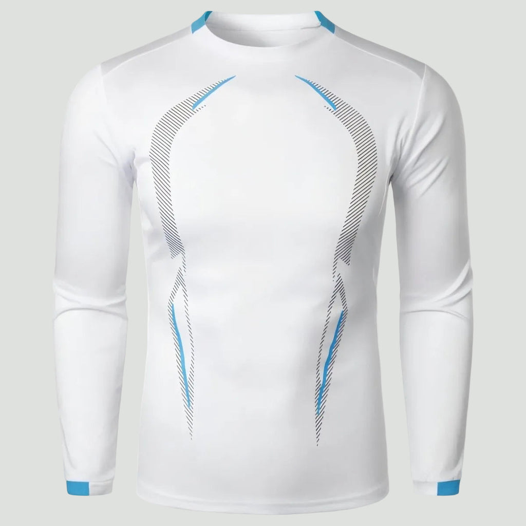 Herren-Outdoor-Langarmshirt – leichtes Trail-Layer