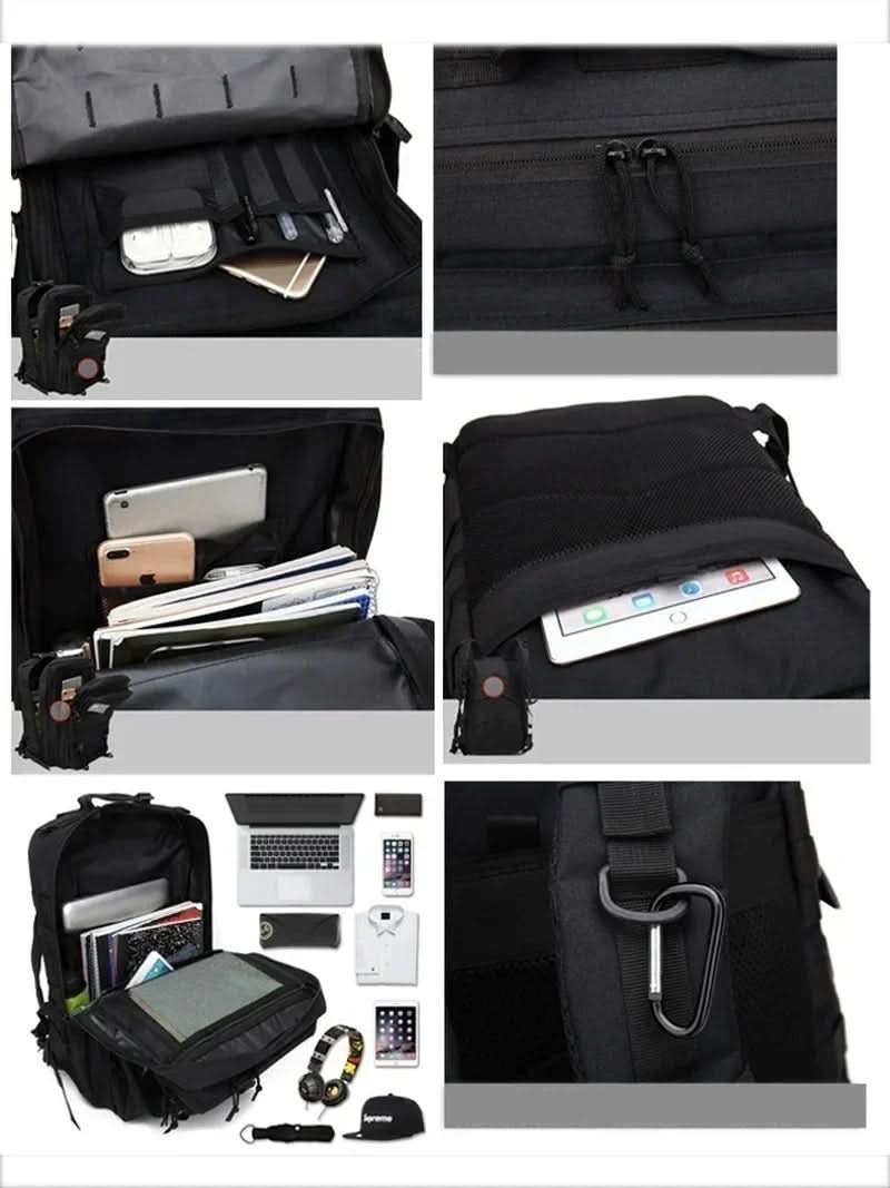 Wasserdichter 50-Liter-Tactical-Rucksack für Reise und Outdoor