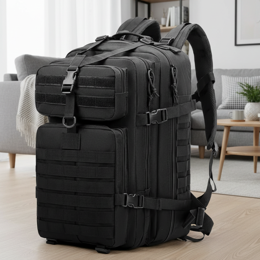 Wasserdichter 50-Liter-Tactical-Rucksack für Reise und Outdoor