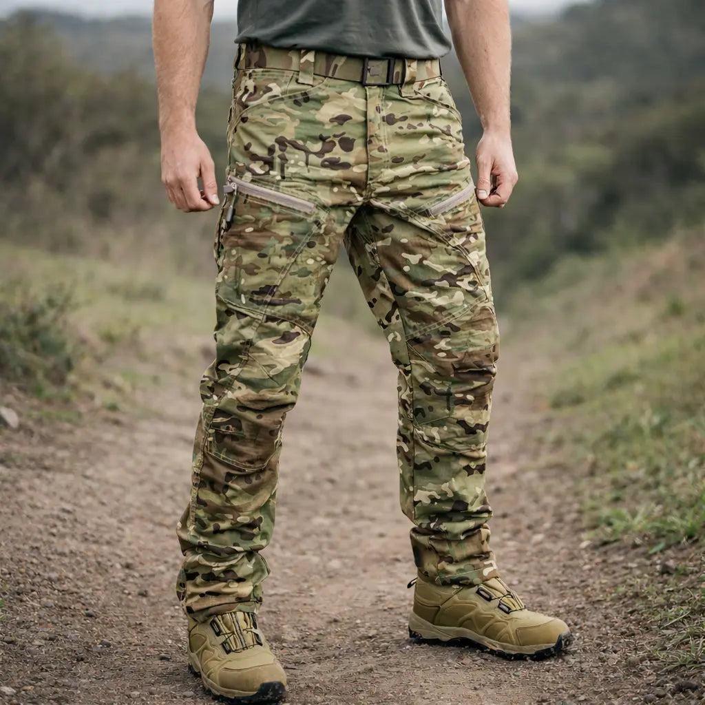 Herren wasserdichte Tactical-Hose Multicam