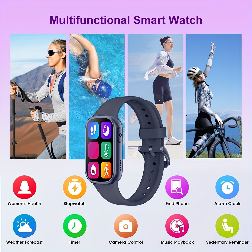 Wasserdichte Fitness-Smartwatch mit langer Akkulaufzeit