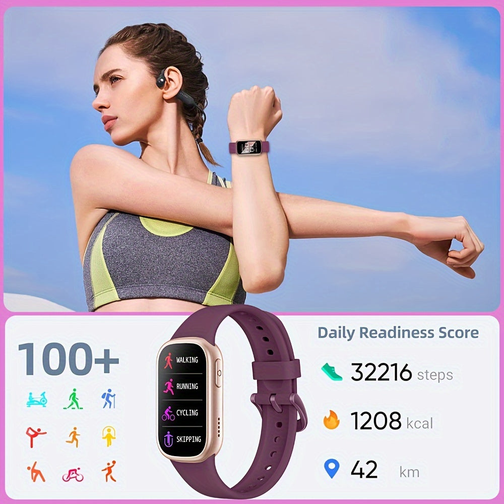 Wasserdichte Fitness-Smartwatch mit langer Akkulaufzeit