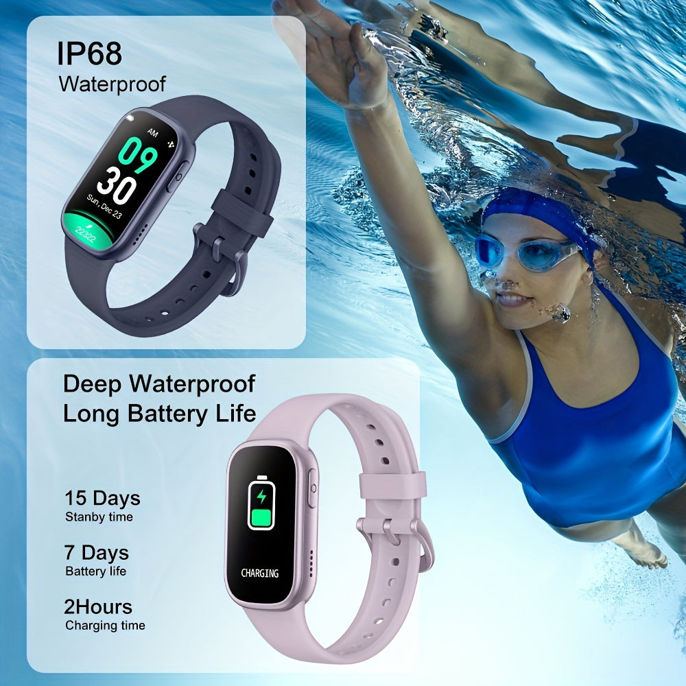 Wasserdichte Fitness-Smartwatch mit langer Akkulaufzeit