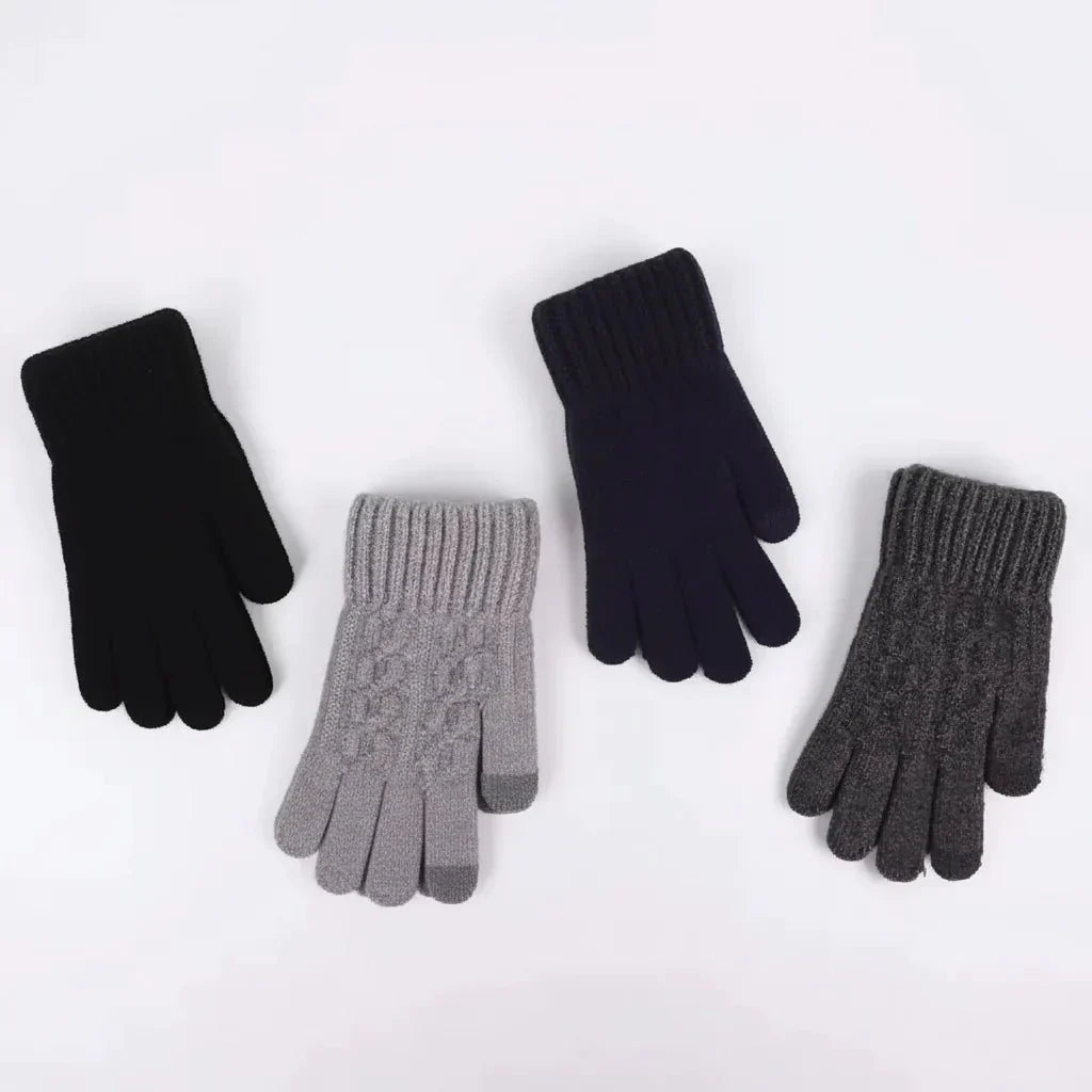 Winter-Touchscreen-Handschuhe mit dickem Velourfutter