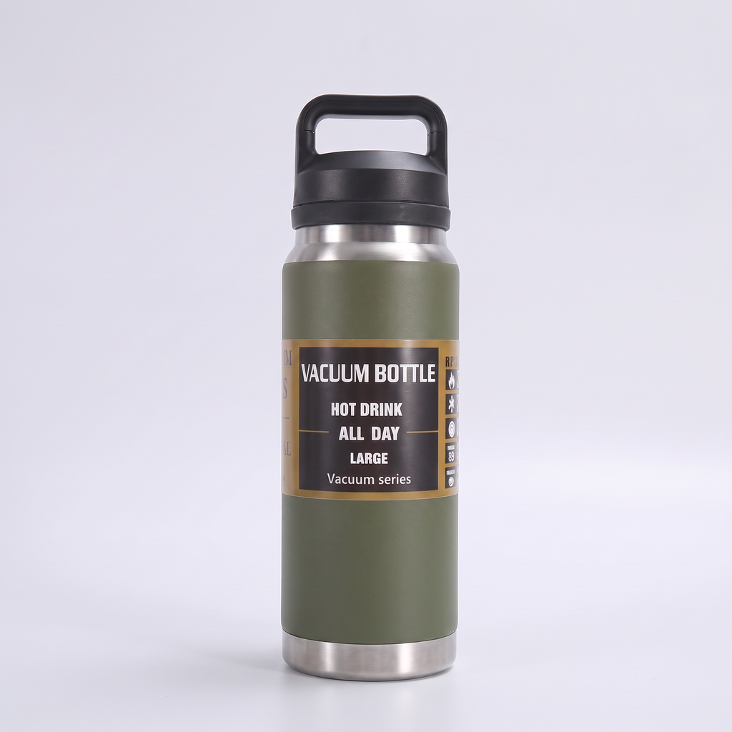 Isolierte Edelstahl-Trinkflasche – doppelwandige Vakuumflasche