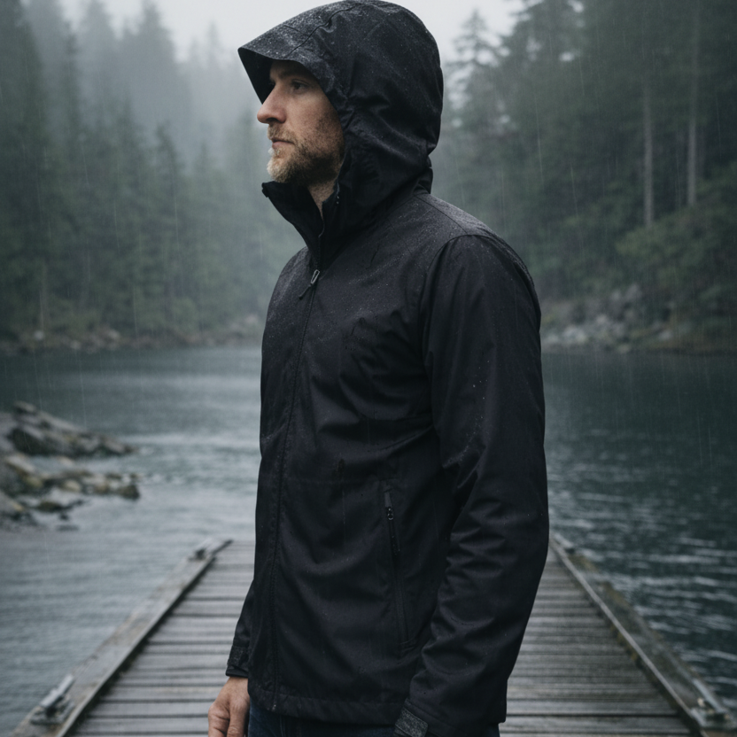 Leichte, wasserdichte Unisex-Jacke für Outdoor und Alltag
