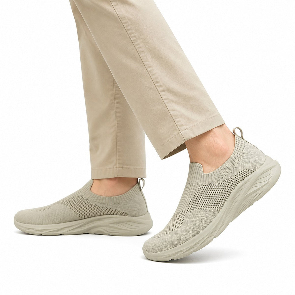 Herren Slip-on-Walking-Schuhe ohne Schnürung