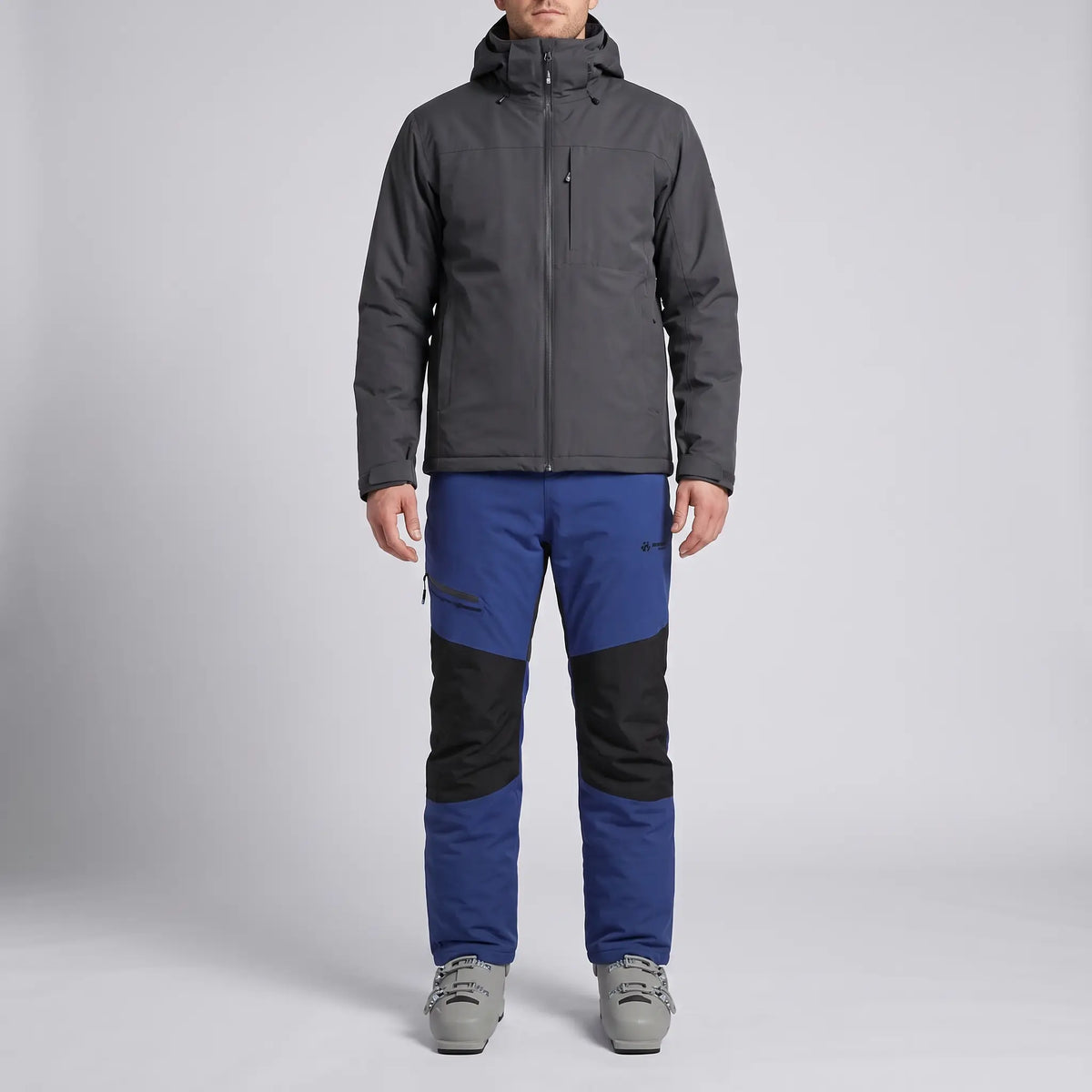 Herren-Skihose mit abnehmbarem Latz – gefüttert und winddicht