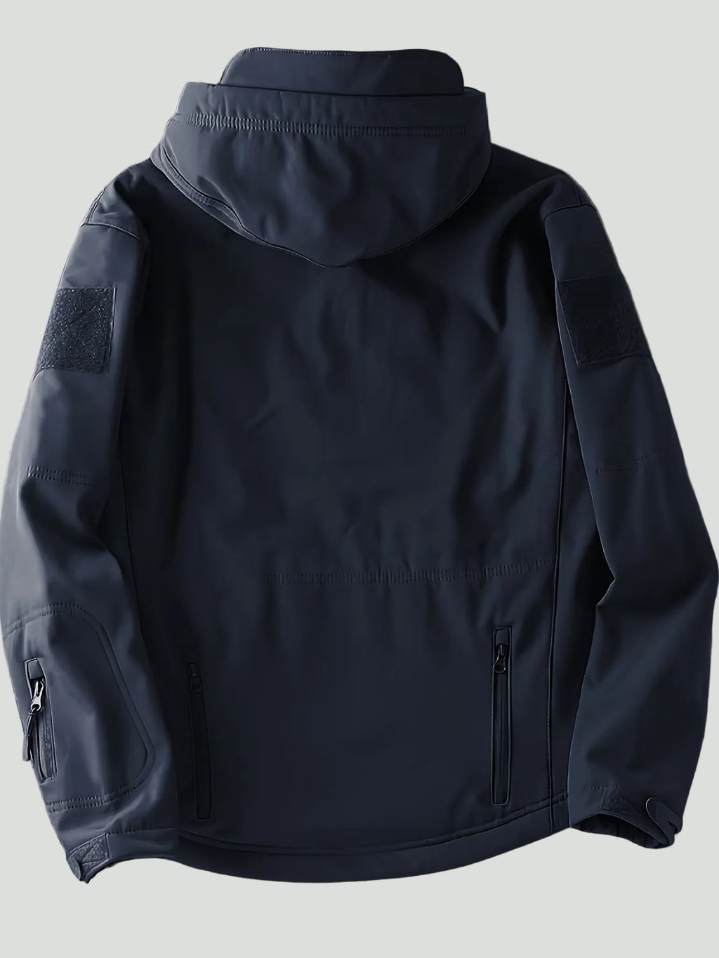Herren Outdoor-Jacke mit Kapuze – leichte Zip-Schicht