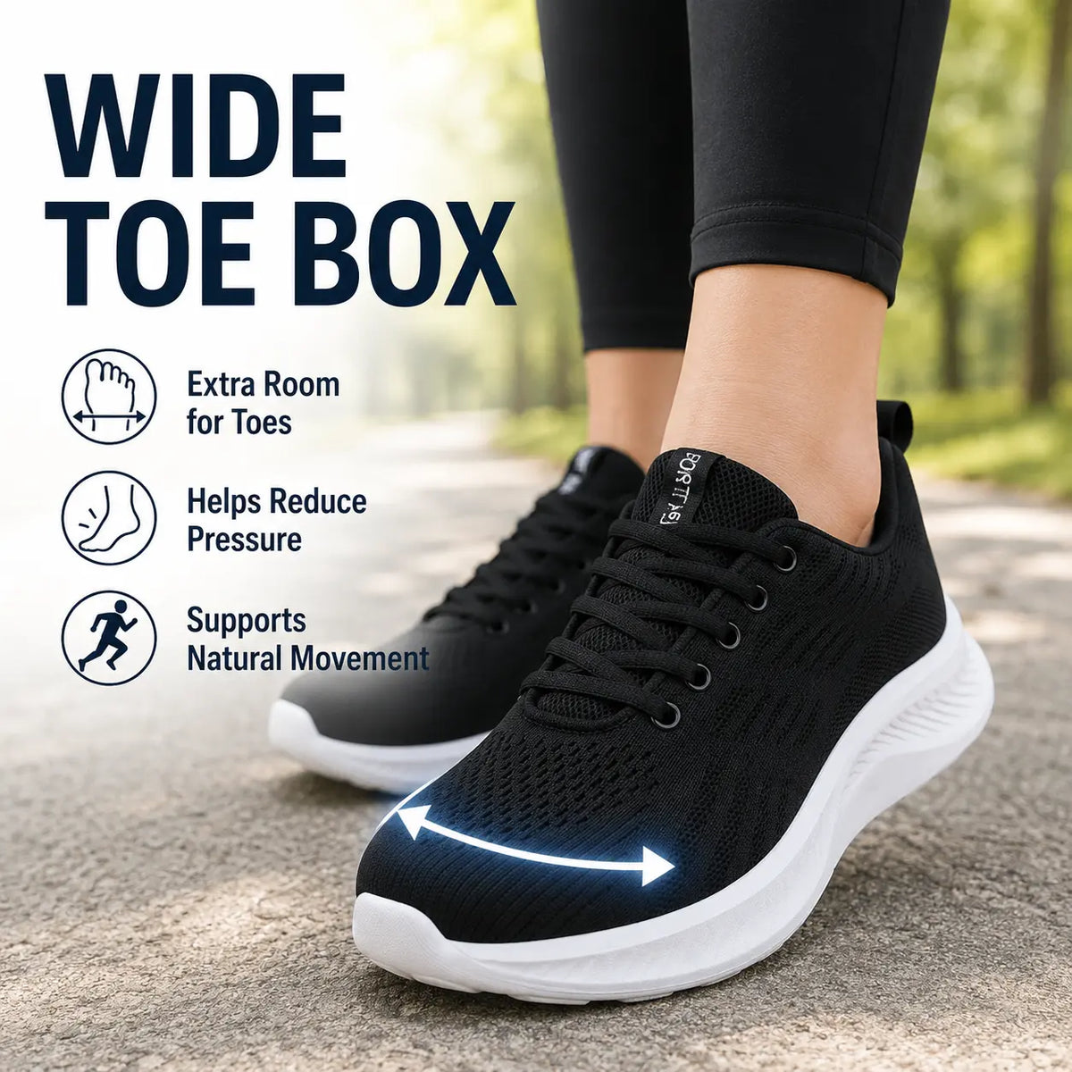 Damen-Komfort-Sneaker für Wandern und Outdoor