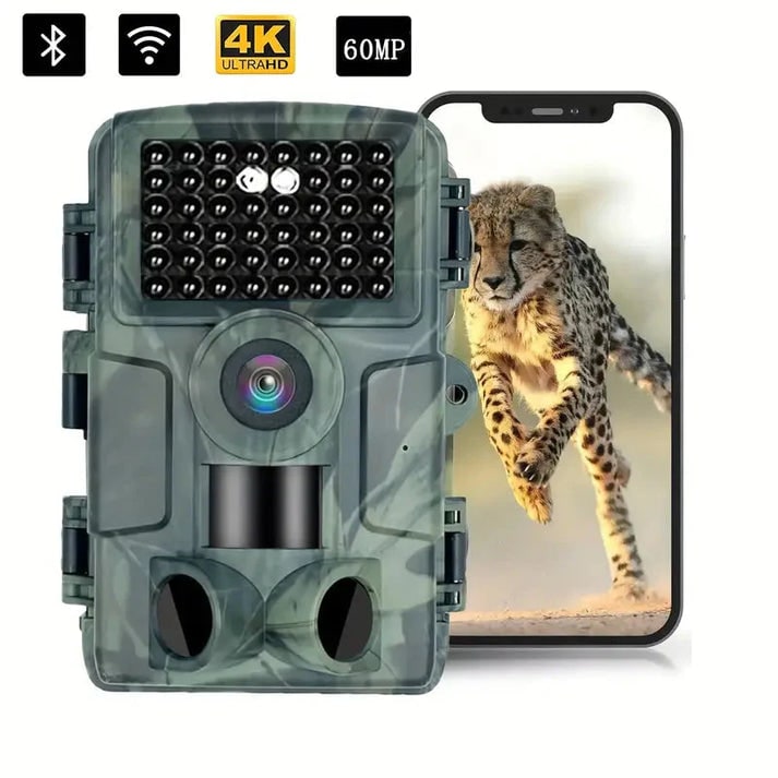 WLAN-Wildkamera mit Mobilfunk, Nachtsicht und Infrarot-LED