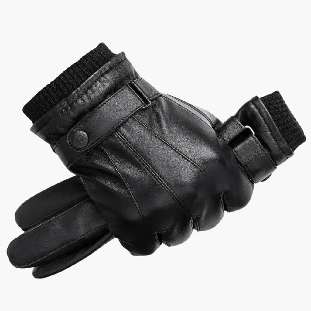 Elegante Herren-Lederhandschuhe für den Winter
