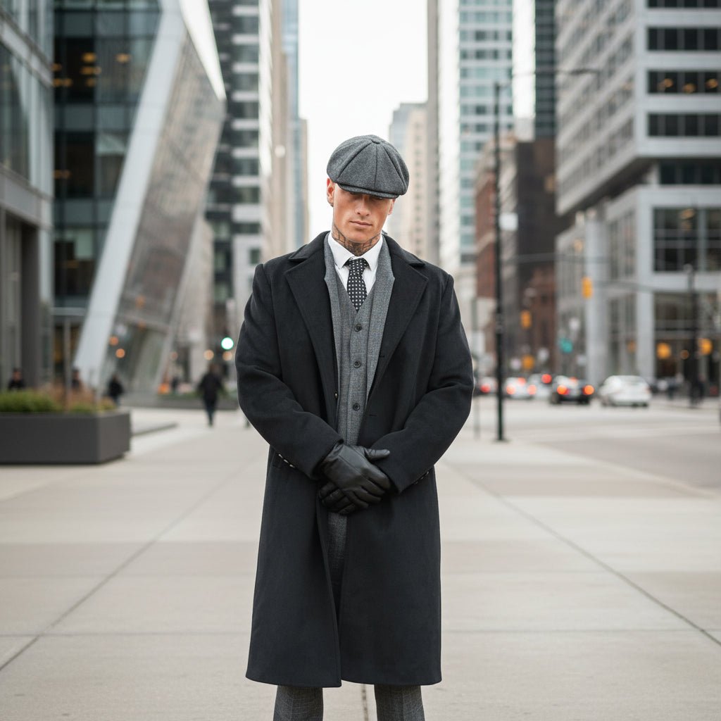 Elegante Herren-Lederhandschuhe für den Winter