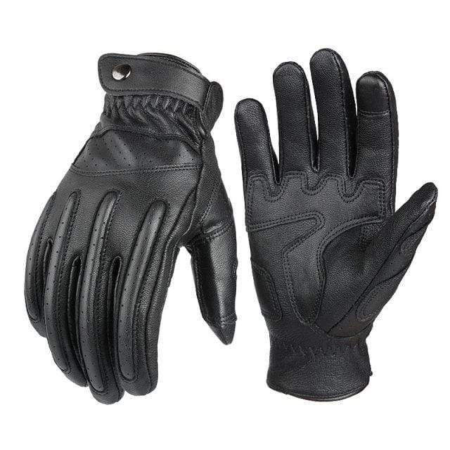 Retro-Radhandschuhe aus Ziegenleder