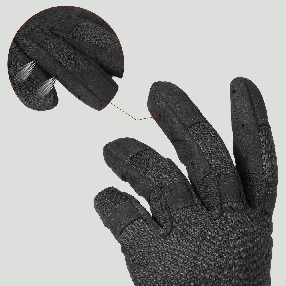 Herren Fingerhandschuhe leicht – atmungsaktiv für Radfahren und Angeln