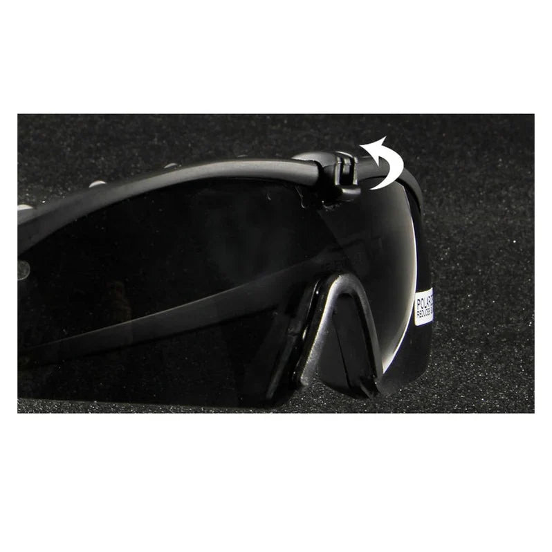 Tactical-Schutzbrille mit UV-Polarisationsgläsern