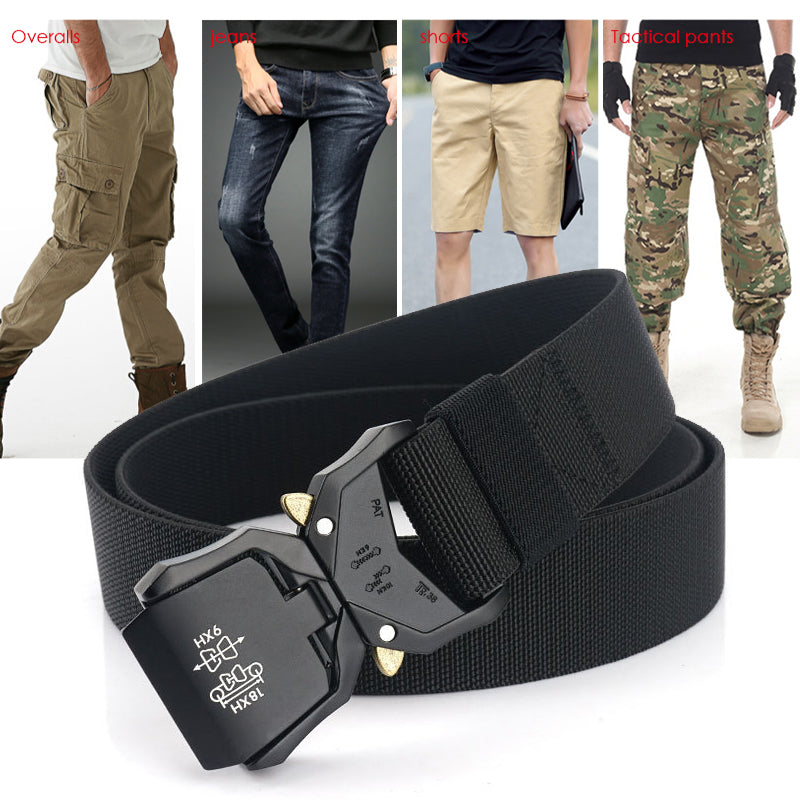 Robuster Tactical-Gürtel für Herren – mit Metalllegierungs-Schnellverschluss